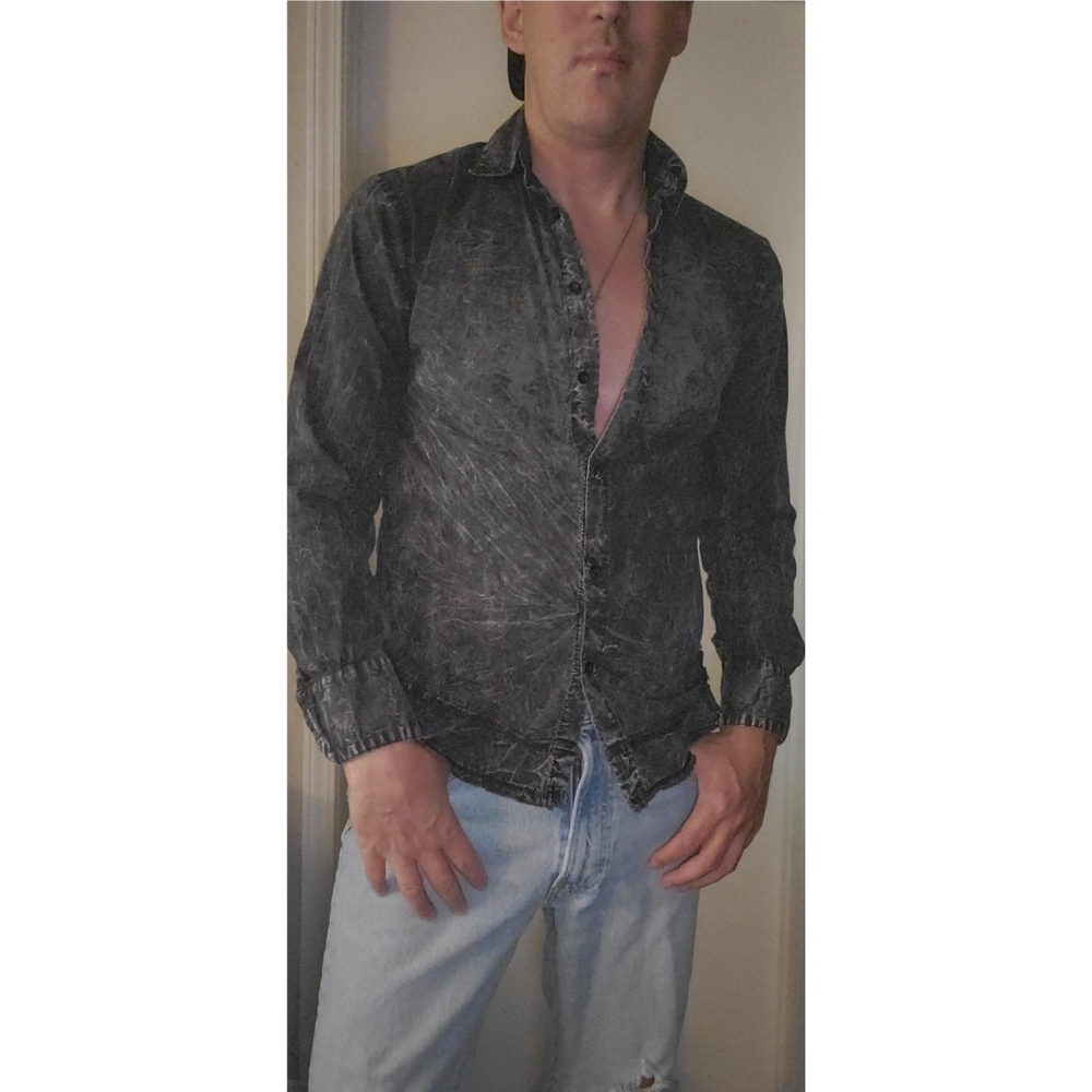 Black Button-Up Shirt